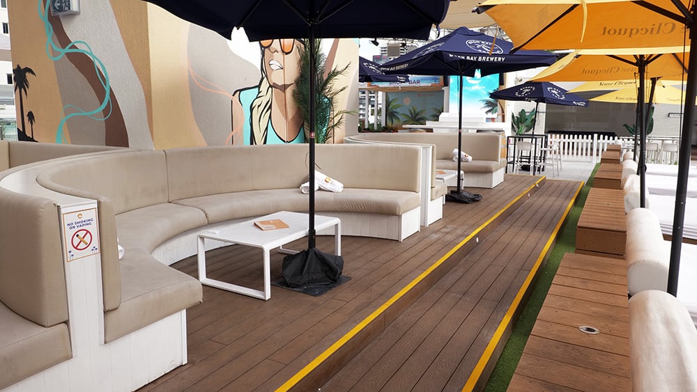 Poolside Booths