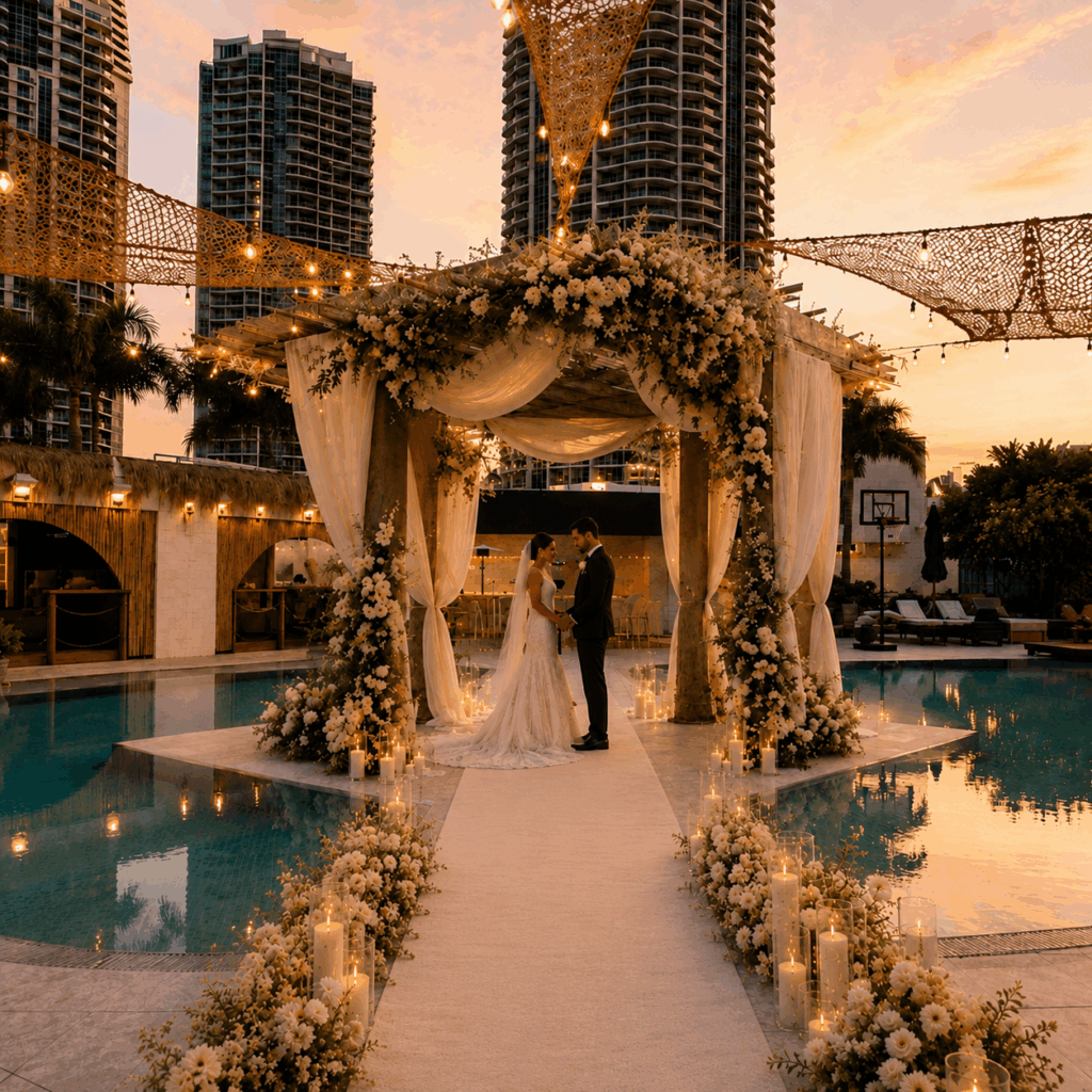 Poolside Ceremony